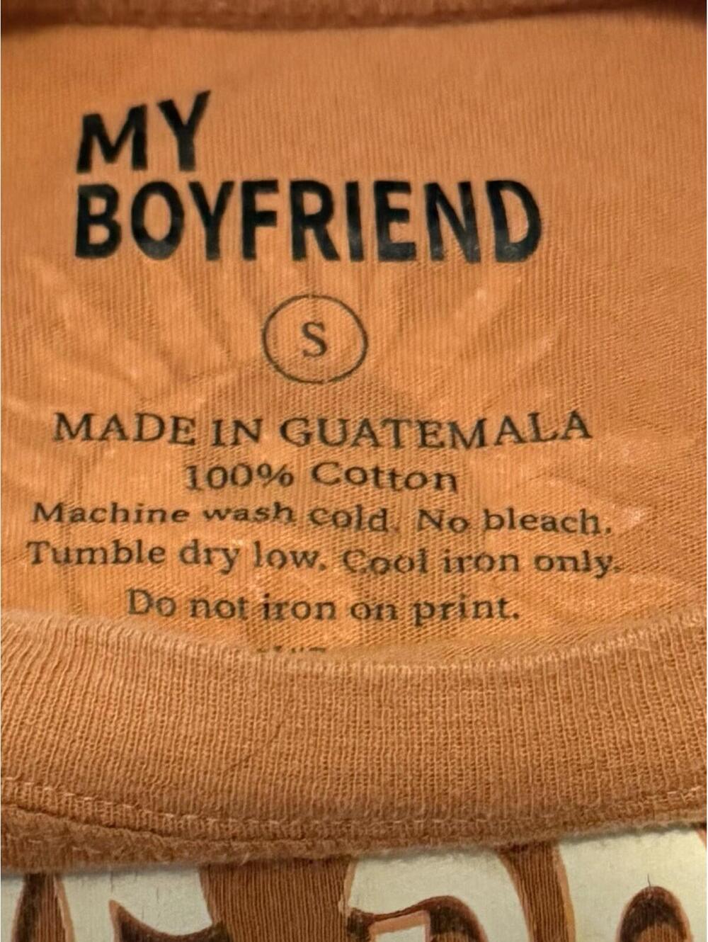 My Boyfriend Infinite Dreamer Woman’s V-Neck T Shirt Woman’s Size Small Brown - Picture 4 of 6